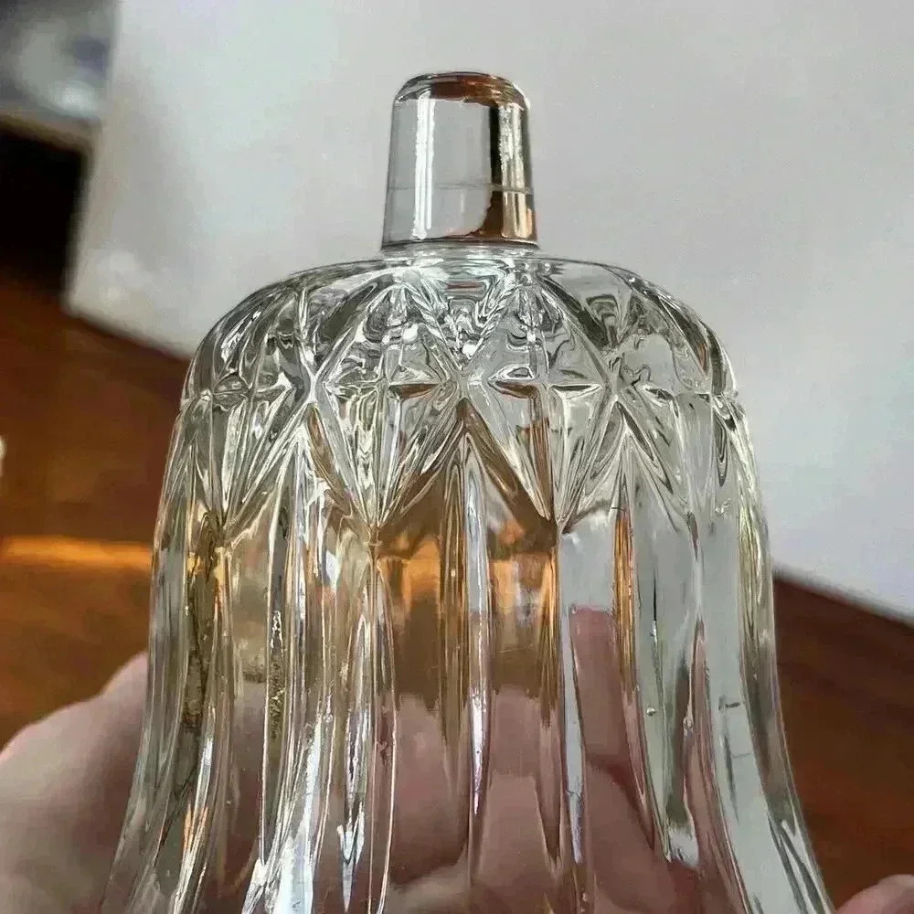 Vintage Homco Home Interiors one Glass‎ Sconce Diamond Cross Bell Shape - Picture 3 of 9